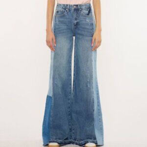 KanCan Wide Leg Medium Wash Jean